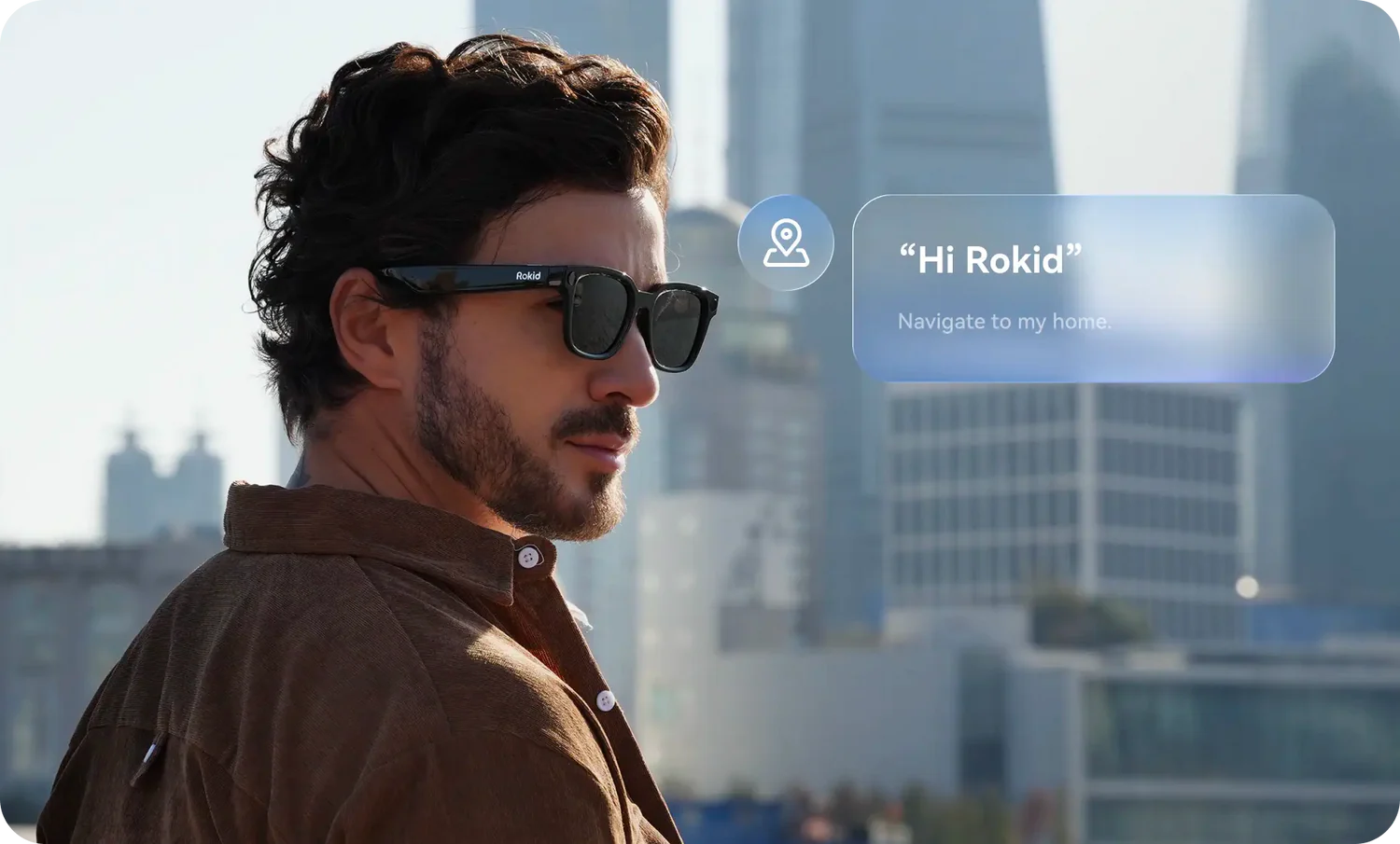Rokid Ai Glasses Styleの音声ナビゲーション利用シーン