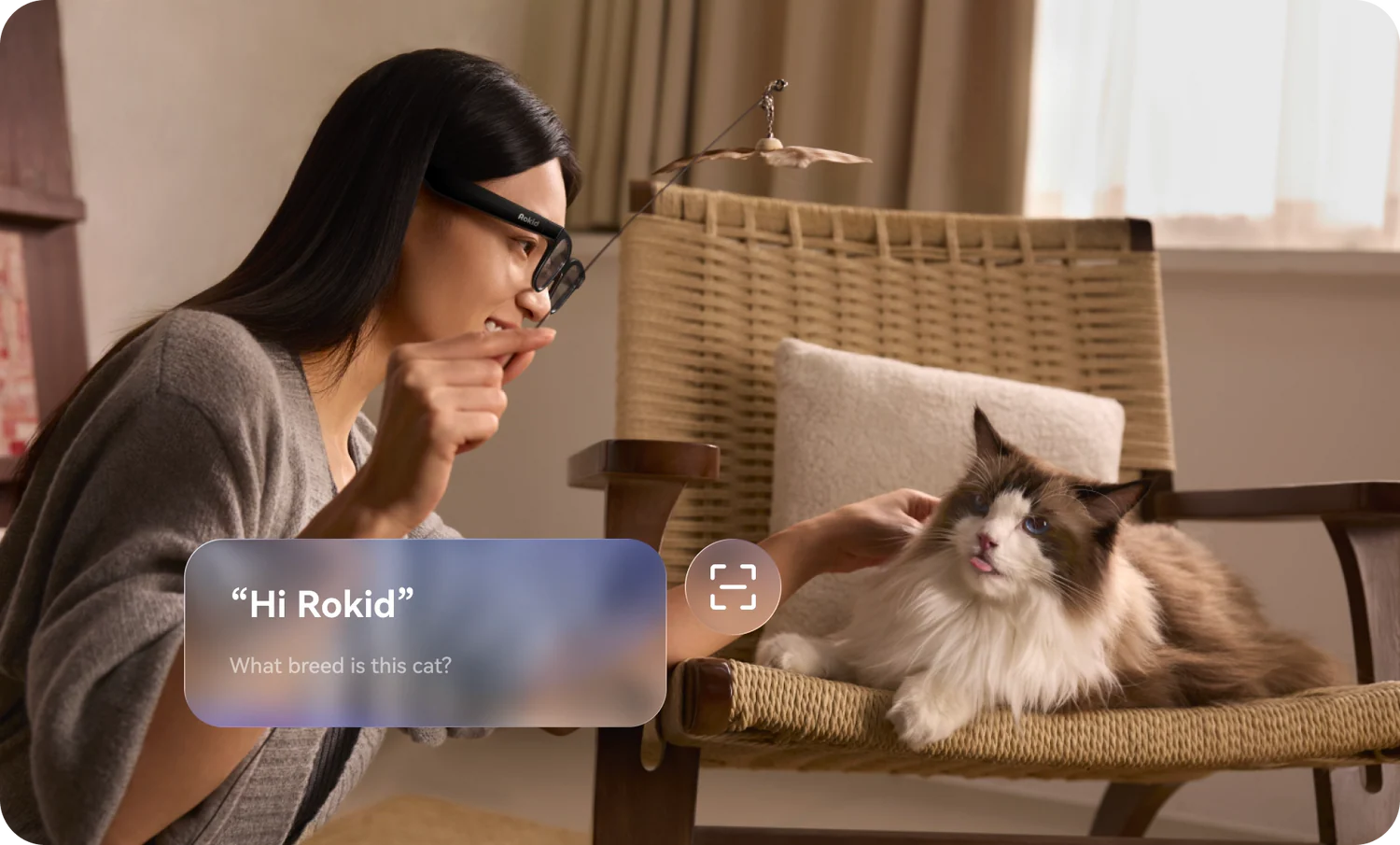 Rokid Ai Glasses StyleのAI画像認識利用シーン